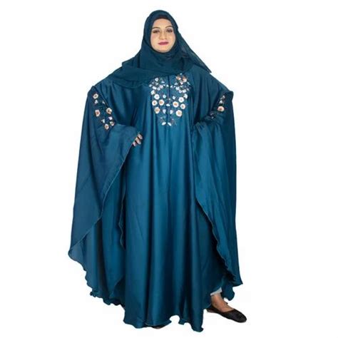 Nida Burqa Modest City Party Wear Embroidery Farasha Size Free Size