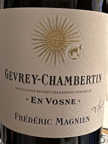 Fr D Ric Magnien Gevrey Chambertin En Vosne Vivino Us