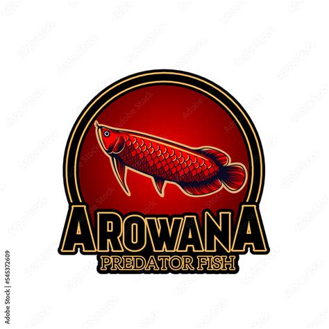 Luxurious and dazzling arowana fish logo for e-sport logos, and arowana ...