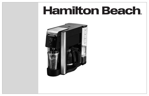 User Manual Hamilton Beach Flexbrew 49965 English 36 Pages