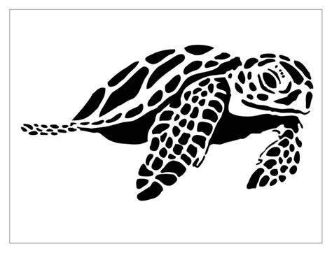 Free Printable Sea Turtle Stencil