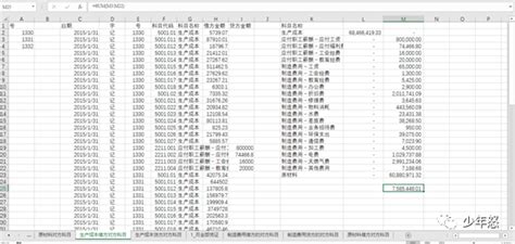 难倒无数人的成本倒轧表其实很简单