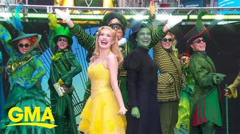 The cast of 'Wicked' performs 'One Short Day' on 'GMA' l GMA - YouTube