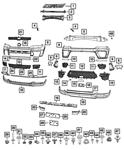 Jeep Grand Cherokee Front Lower Fascia Aa Mopar Estore