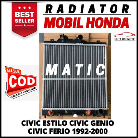 Jual Radiator Civic Estilo Civic Genio Civic Ferio 1992 2000 MATIC