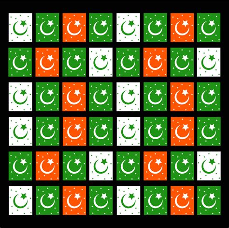 Islamic Flags With 3 Colors Vector Background Islamic Flags Checkered 20291959 Vector Art At