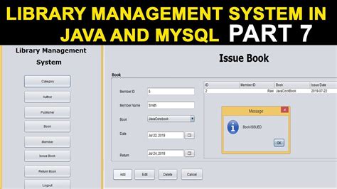 Library Management System Project In Java Part 7 YouTube