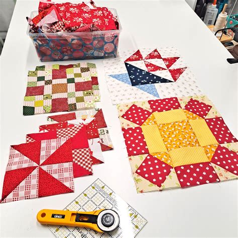 6 Simple And Easy Scrap Busting Blocks Aunt Ems Quilts