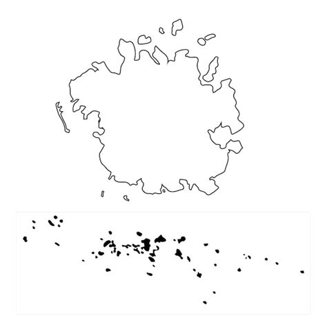 Premium Vector Highly Detailed Federated States Of Micronesia Map