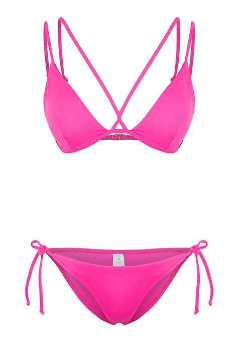 Buy Trendyol Triangle Bias Bikini Top Bottom Online Zalora Malaysia