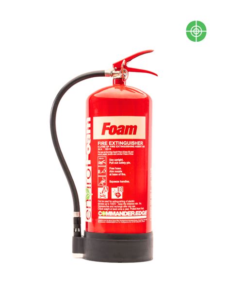 Commanderedge Ltr Envirofoam Fluorine Free Foam Fire Extinguisher