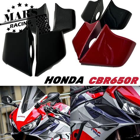 Motorcycle Sport Downforce Naked Side Spoilers Front Spoiler Winglet