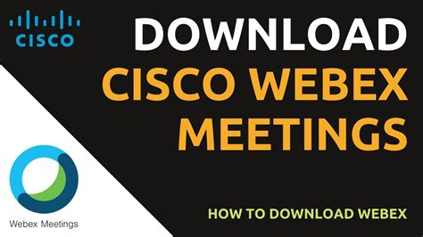 Cisco Webex Meetings Desktop App Download For Mac