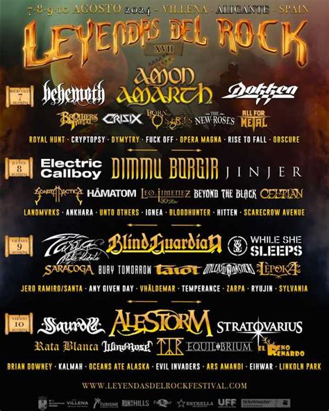 Este Es El Cartel Definitivo De Leyendas Del Rock Y Su