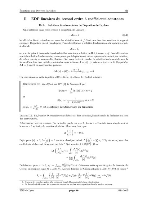 Solution Edp Lin Aires Du Second Ordre Coefficients Constants Studypool