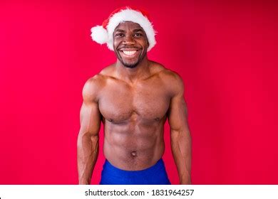 Naked Nude African American Man Holding Stock Photo Shutterstock
