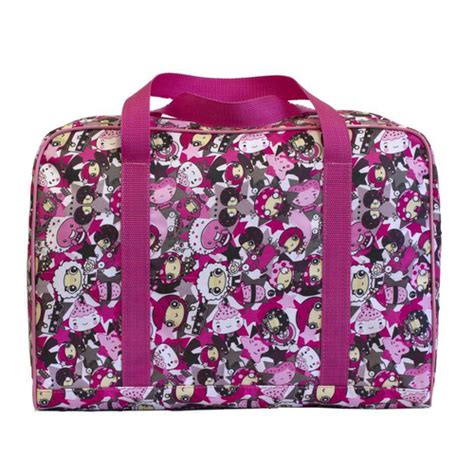 Bolsa De Viagem Ls Bv6446 Rosa Pink Com Estampa De Meninas No Shoptime