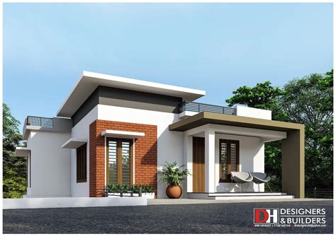 1400 Sq Ft 4BHK Two-Storey Modern House and Plan