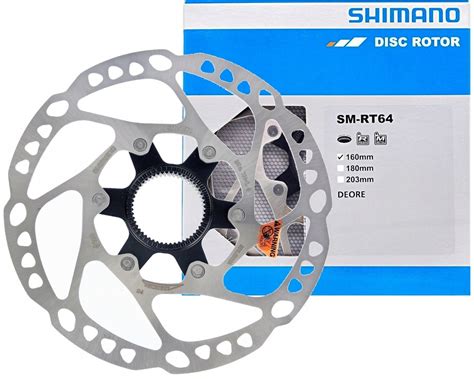 SHIMANO SM RT64 160mm Tarcza Hamulcowa DEORE 12946955924 Oficjalne