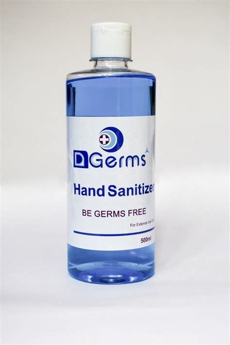 Hand Sanitizer With 70 Alcohol Content 500ml At Rs 250 In India