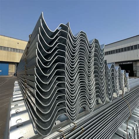 CE Standard Aashto M Hot Dipped Galvanized Q B Q B Steel W Beam Highway Guardrail For
