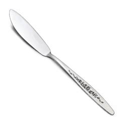 Deep Silver Laurel Mist Silverplate Master Butter Knife Flat Handle