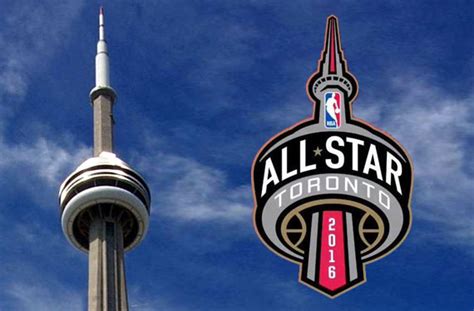 2016 NBA All-Star Game Logo Toronto CN Tower Raptors | Chris Creamer's ...