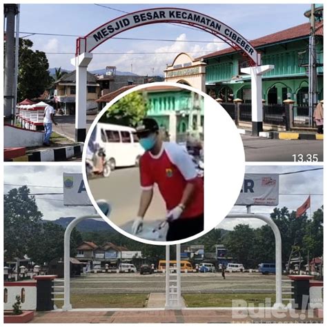 Penampakan Wajah Baru Alun Alun Kecamatan Cibeber Kabupaten Cianjur