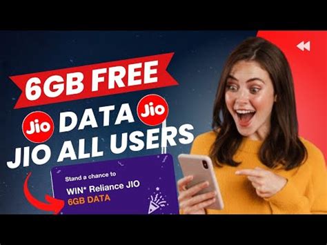 6Gb Free Data In Jio Sim Users Jio Me 6GB Free Data Kaise Lay Jio