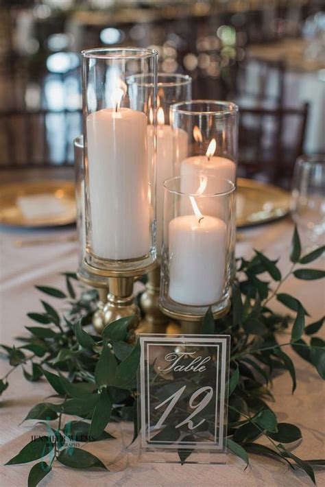 20 Romantic Wedding Centerpieces With Candles | Roses & Rings