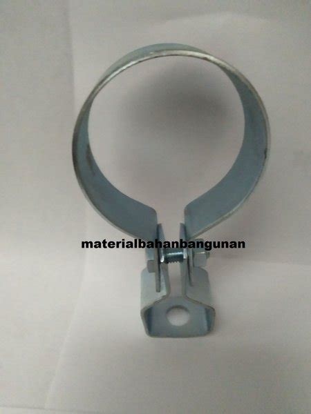 Jual Klem Gantung Pipa Inch Besi Polos Hanger Clam Kelem Pengencang