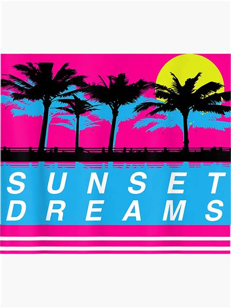 Retro 80s Beach Sticker By Crmesuz Redbubble