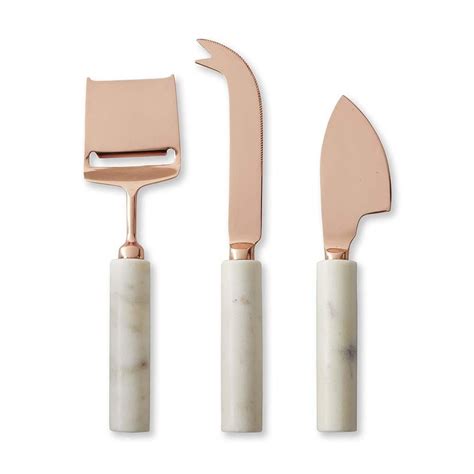 Marble & Copper Cheese Knives, Set of 3 | Williams Sonoma AU