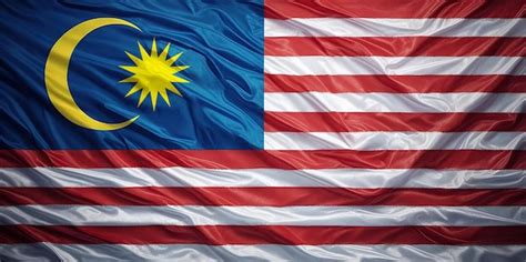 Malaysian flag for national Day or Independence Day of Malaysia ...