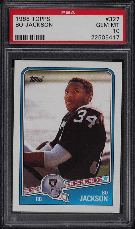 Most Valuable Bo Jackson Cards Topps Traded Tiffany T Bo