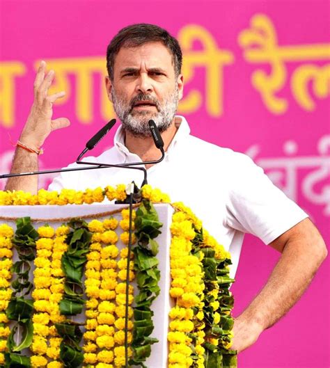 Bundi : Congress leader Rahul Gandhi addresses an election rally