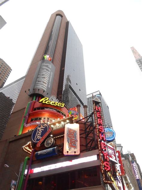 The Hersheys Store Times Square Nyc Editorial Stock Image Image Of