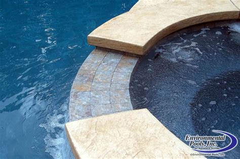 Spa Spillway Custom Pools Pool Designs Backyard Pool Designs