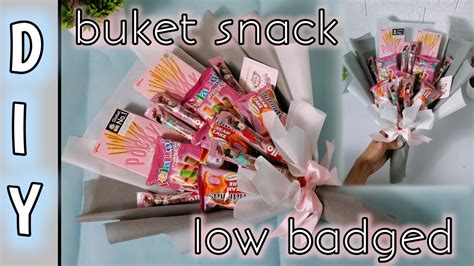 Tutorial Membuat Buket Snack Simple Sendiri Murah Meriah Diy Snack