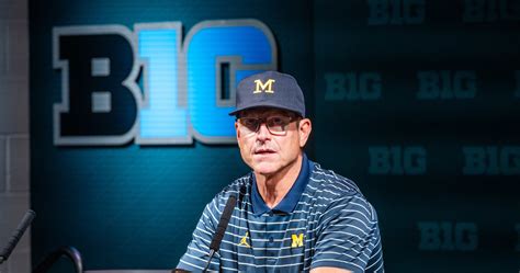 Cfb Coach Survey Jim Harbaugh Michigan Should Be Punished For Alleged