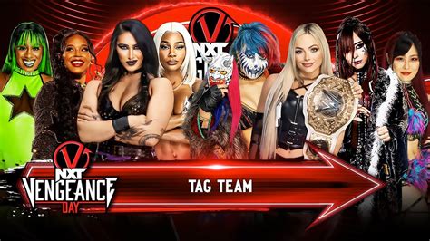 Rhea Ripley Naomi Jade Cargill Bianca Belair Vs Liv Morgan Iyo Sky