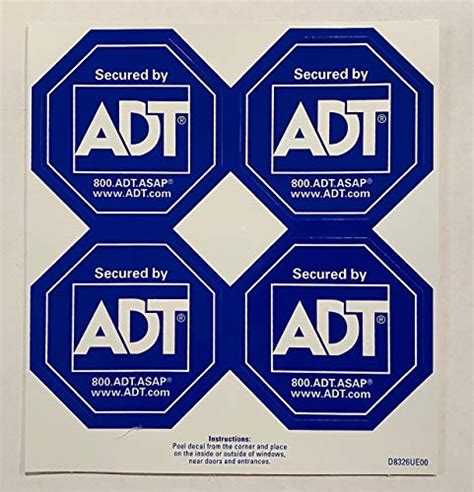 ADT Security Authentic Security Decals Window Stickers