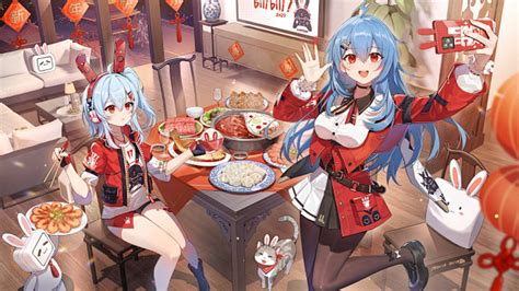 bilibili b站拜年祭 小电视2233娘插画原画 电脑壁纸 ipad壁纸