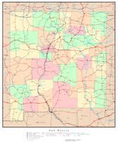 New Mexico Elevation Map