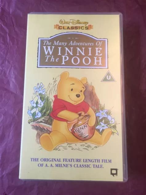 Walt Disney Classics The Many Adventures Of Winnie The Pooh Pal Vhs