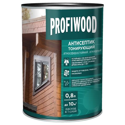 Антисептик Profiwood, для дерева, тонирующий, дуб, 0.7 кг в Ставрополе ...