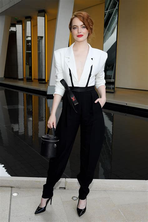 Emma Stone In Louis Vuitton At The Lvmh Prize Ceremony In Paris Vogue