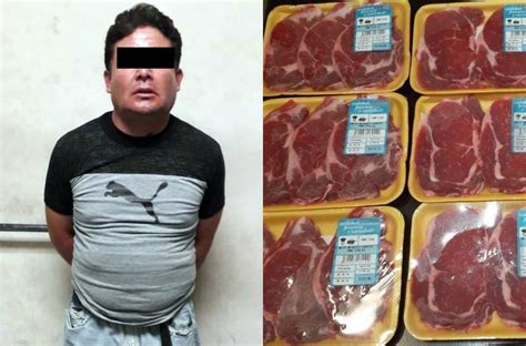 Sorprenden A Un Hombre Robando 8 Charolas De Carne En Supermercado De