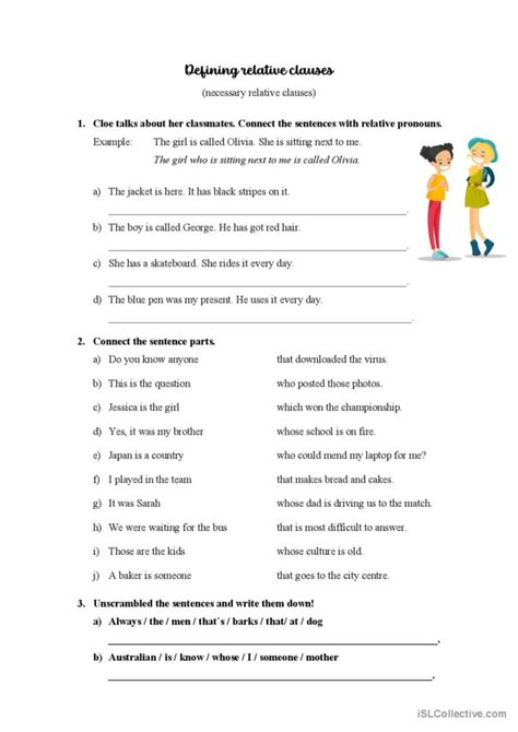 English Esl Worksheets Pdf Doc Relative Clauses Hot Sex Picture