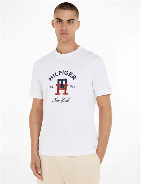 Tommy Hilfiger Curved Monogram Tee Stuttermarbolir